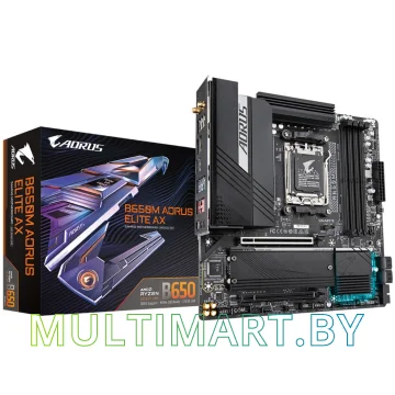 Материнская плата Gigabyte B650M Aorus Elite AX (rev. 1.x) картинка 5